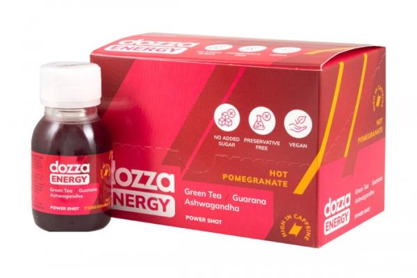 Ovocný energetický drink Hot pomegranate, DOZZA, 60 ml