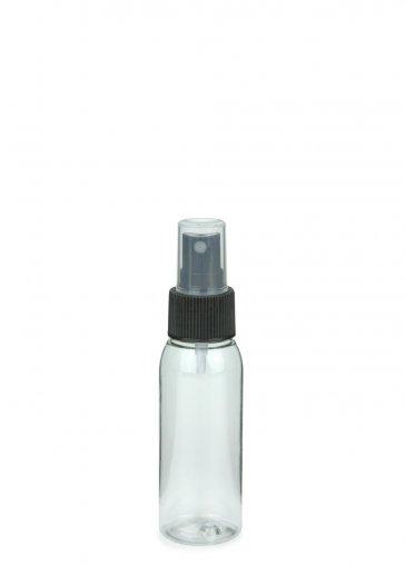 PET fľaša RIGOLETTO 60 ml číra s rozprašovačom jemnej hmly 24/410