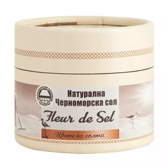 Bulharská morská soľ Fleur de Sel, 200 g