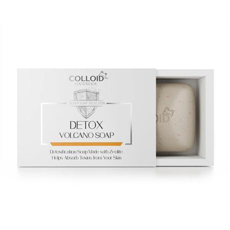 Detoxikačné mydlo s koloidným striebrom Detox Volcano, Colloid, 80 g