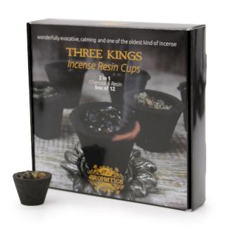 Vonné živicové poháriky 12 ks - Traja králi