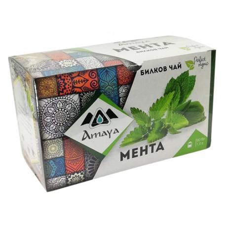 Mäta, prírodný bylinkový čaj, Amaya, 20 filtračných vrecúšok