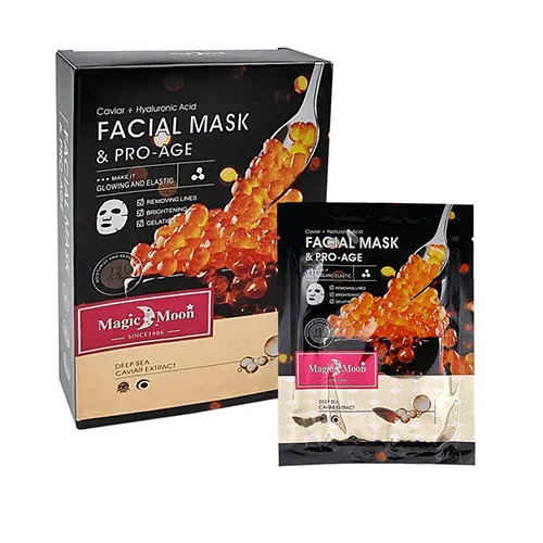 Maska na tvár & Pro-Age Caviar+Hyaluronic Acid Magc Moon 30ml