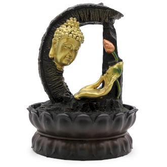 30cm - Zlatý Budha & Lotos