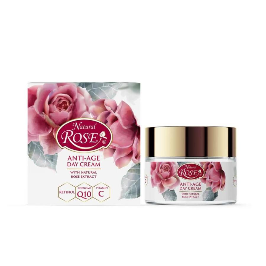 Denný krém na tvár s Q10 Natural Rose Arsy Cosmetics