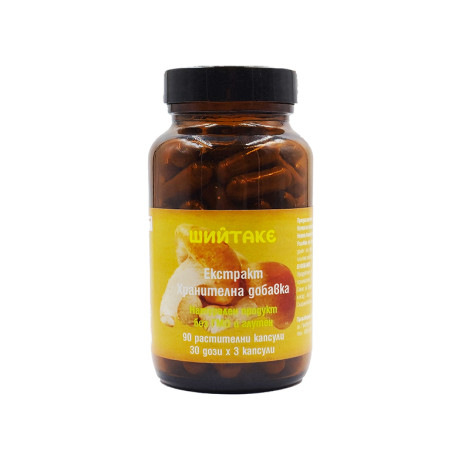 Shiitake extrakt 30 % polysacharidov 90 kapsúl