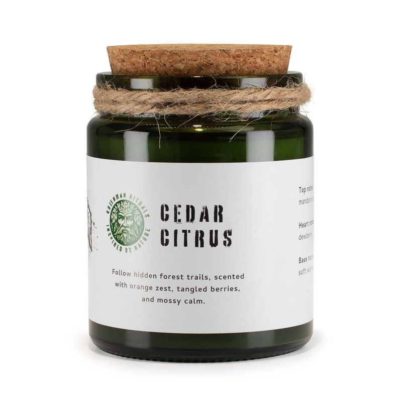 🍊 Sójová sviečka Céder a citrusy – Cedar Citrus Woodwick 160 g