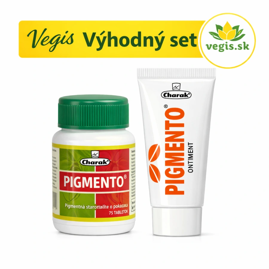 Pigmento masť + tablety (Charak)