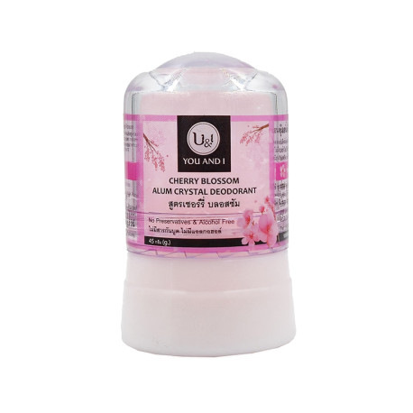 Prírodný kryštálový deodorant Sakura U&I | Cherry Blossom 45 g / 80 g