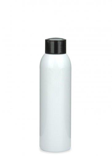 R-PET fľaša AIDA 150 ml biela so skrutkovacím uzáverom 24/410