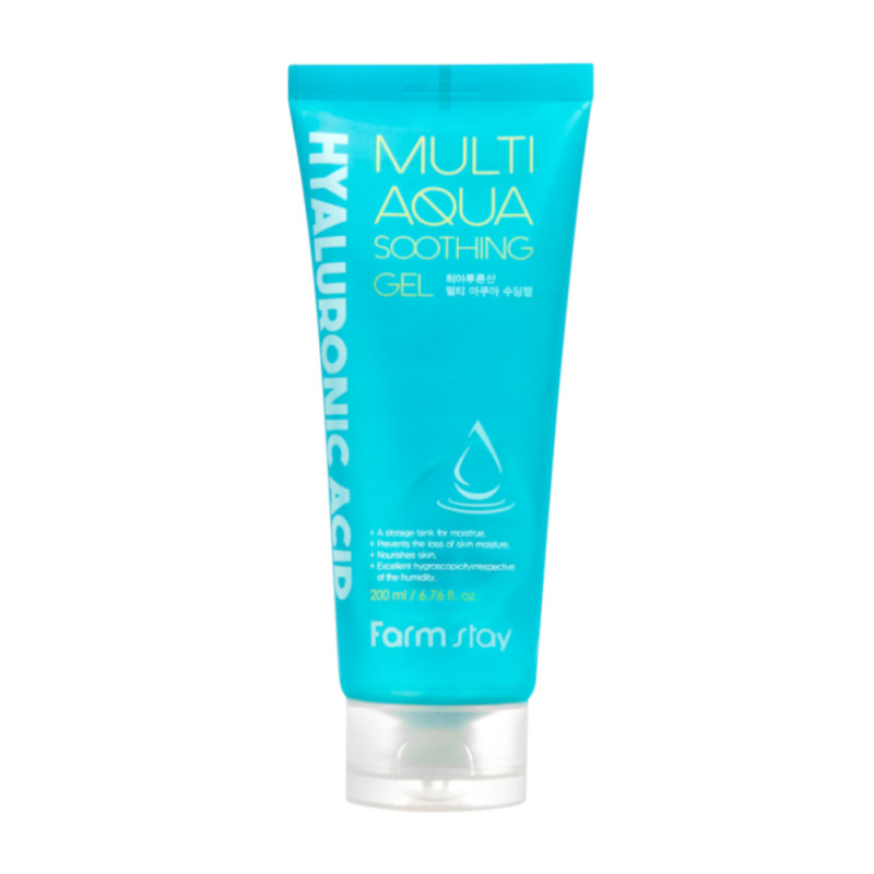 FARMSTAY HYALURONIC ACID MULTI Aqua ukľudňujúci gél, 200 ml 3