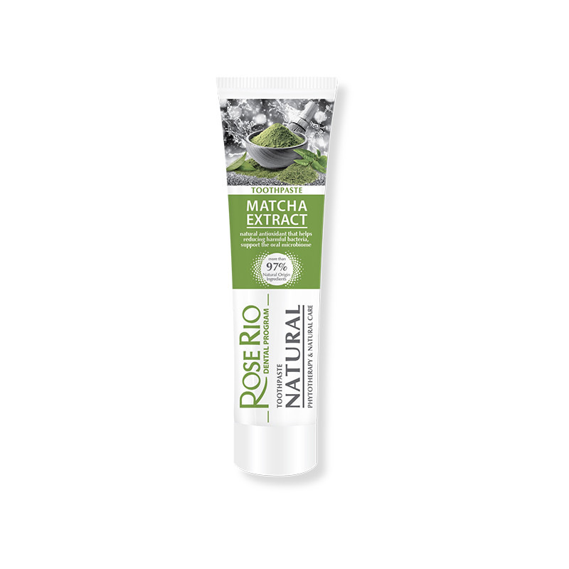 Prírodná zubná pasta Matcha & Xylitol RoseRio 65 ml | Bez fluoridu