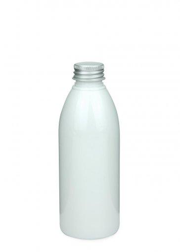 PET fľaša Rafael 200 ml biela so skrutkovacím uzáverom Alu 24/410