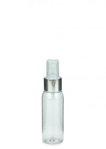 PET fľaše RIGOLETTO 60 ml číra, biela s rozprašovačom Fine, luxusná 24/410