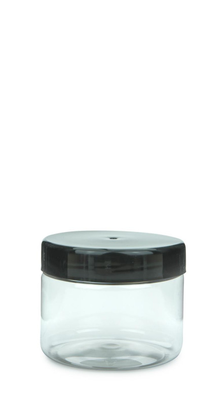 XXP 165/3344 ks PET dóza Valcová 250 ml číra so skrutkovacím uzáverom biela, hrdlo 82 RTS 1