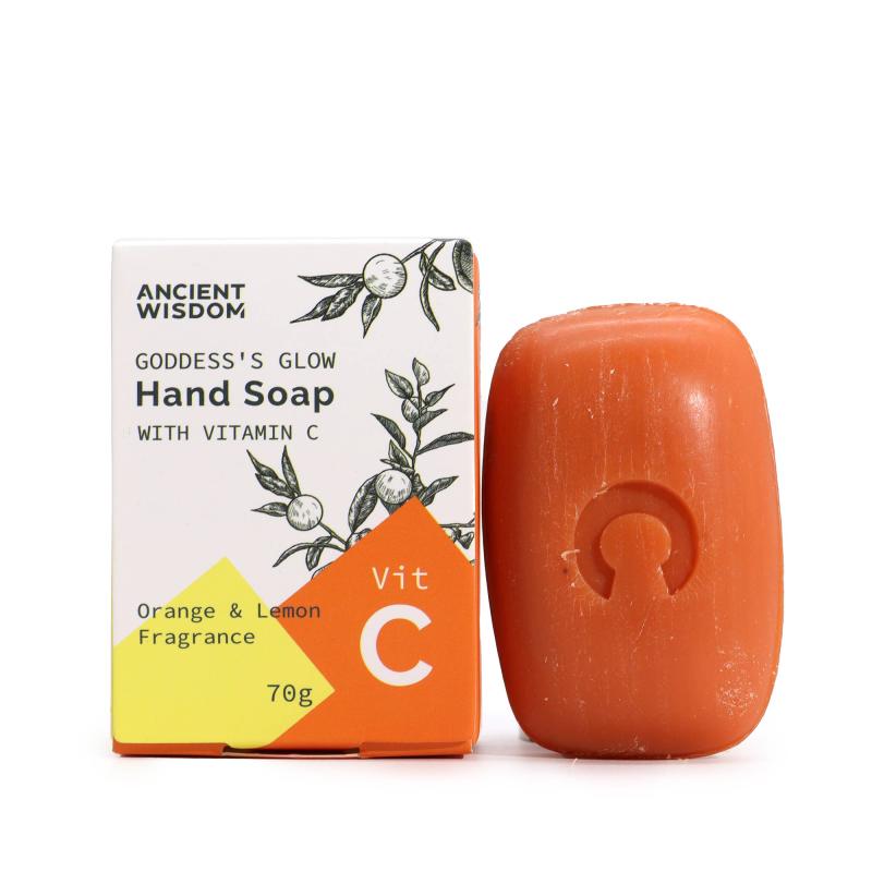 Rozjasňujúce Mydlo na Ruky s Vitamínom C a Esenciálnymi Olejmi