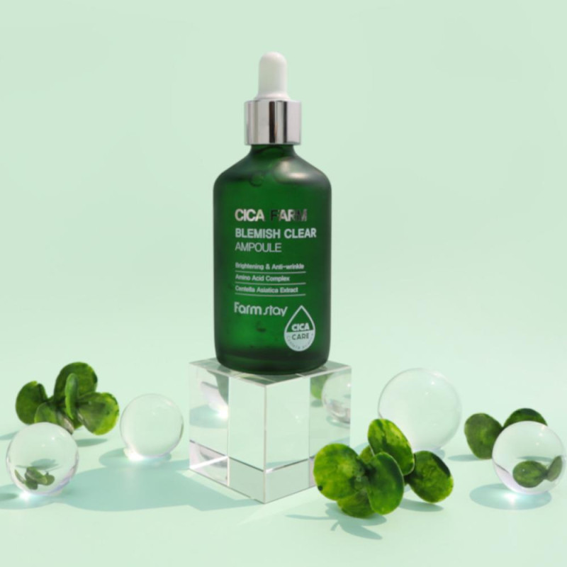 FARMSTAY CICA FARM BLEMISH CLEAR AMPOULE, 100 ml 4