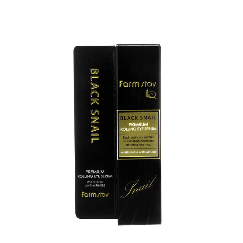 FARMSTAY BLACK SNAIL PREMIUM Sérum-roller na pleť okolo očí , 25 ml 3