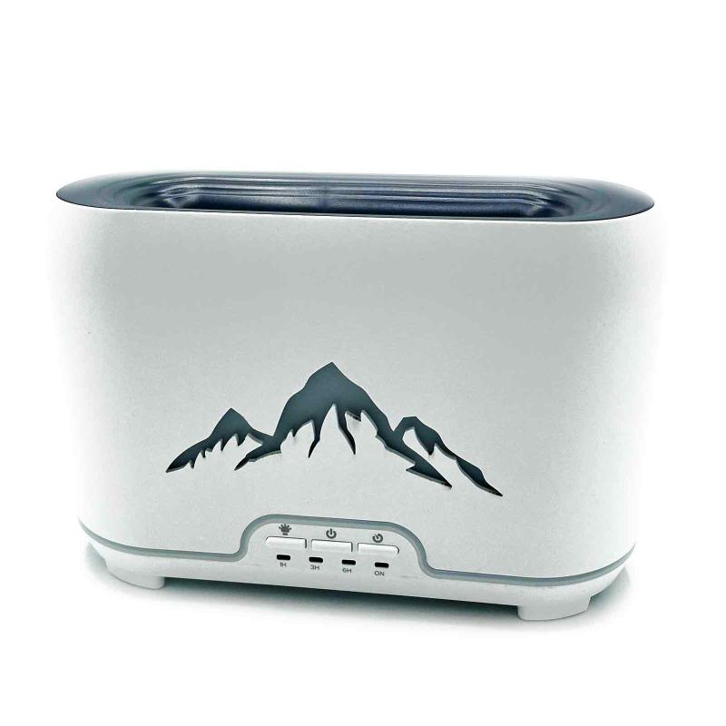 Himaláje Aroma Difuzér - USB-C - Diaľkové Ovládanie - Efekt Plameňa