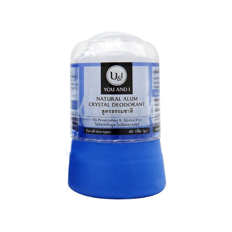 Prírodný kryštálový deodorant Bez vône U&I | 45 g / 80 g 2