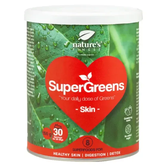 SuperGreens Skin – BIO, Nutrisslim, 150 g