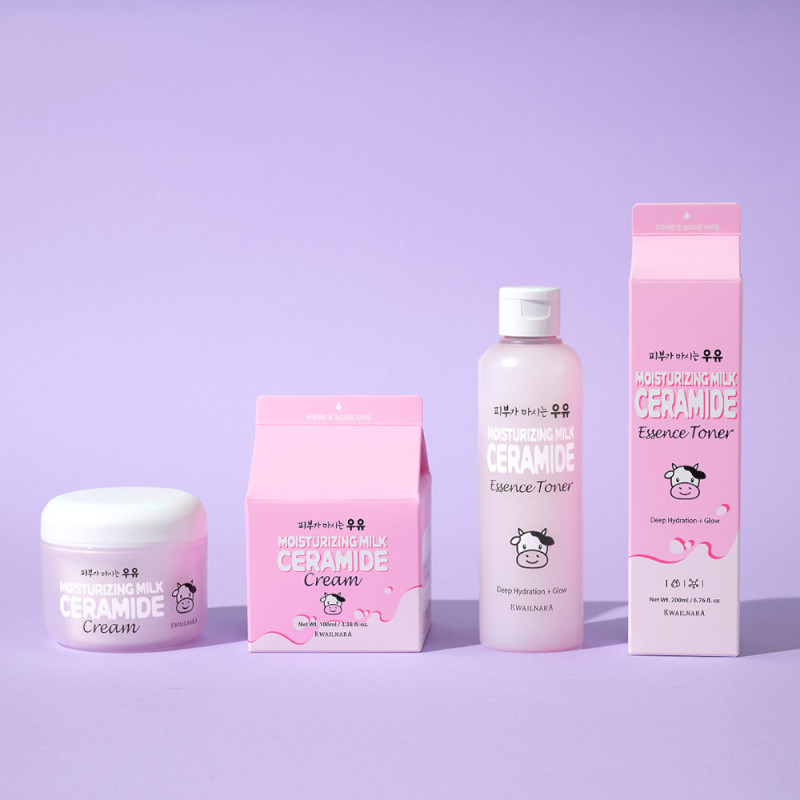 KWAILNARA Milk Ceramide Essence Hydratačné tonikum, 200 ml 4