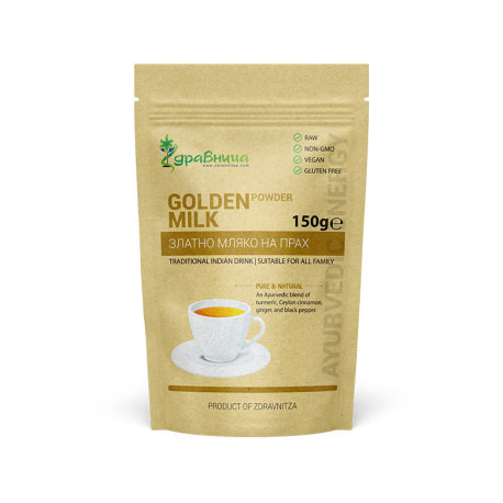 Zlaté sušené mlieko 150 g – kurkuma, škorica, zázvor