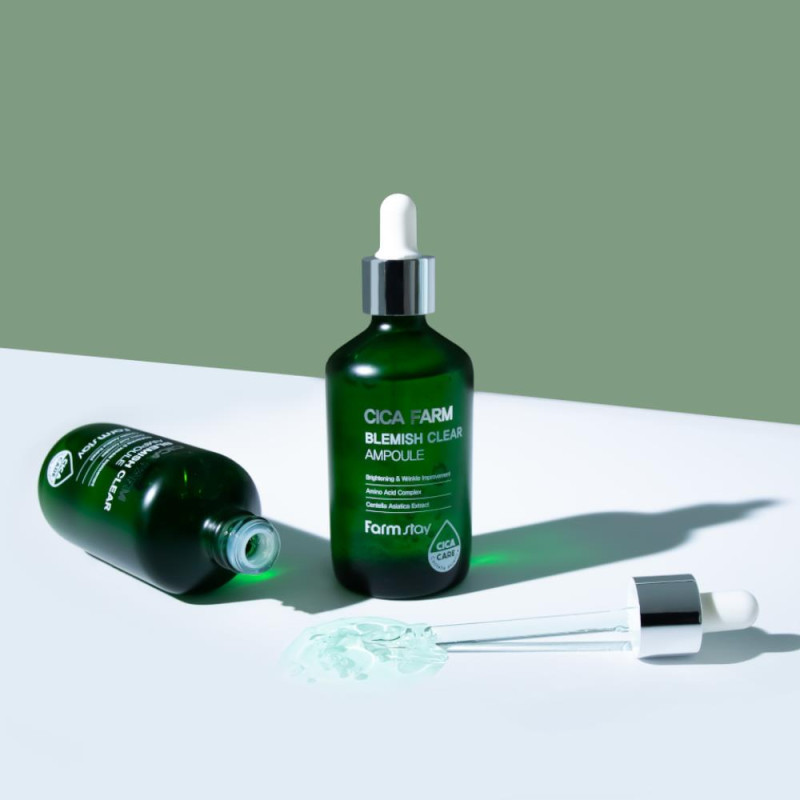 FARMSTAY CICA FARM BLEMISH CLEAR AMPOULE, 100 ml 6