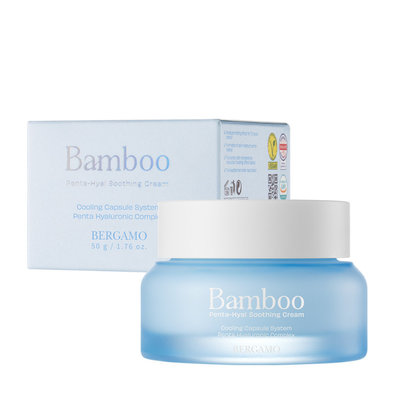 BERGAMO Bamboo Penta-Hyal Soothing Cream - upokojujúci krém, 50 g 1