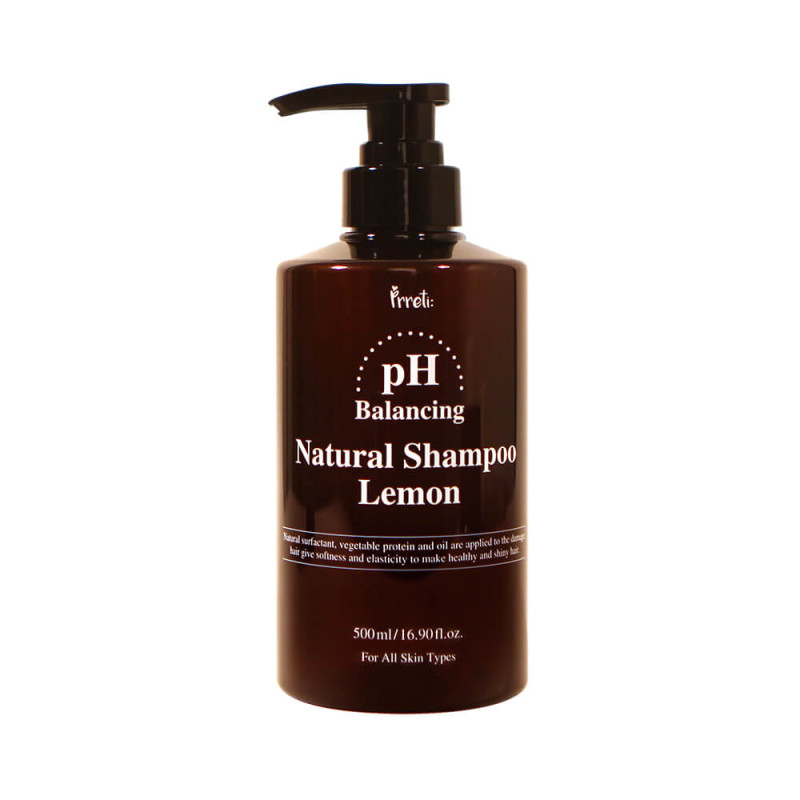 PRRETI Balancing Natural Shampoo Lemon - vyrovnávajúci šampón, 500 ml