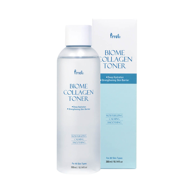 PRRETI Biome Collagen Toner - kolagénový toner, 300 ml