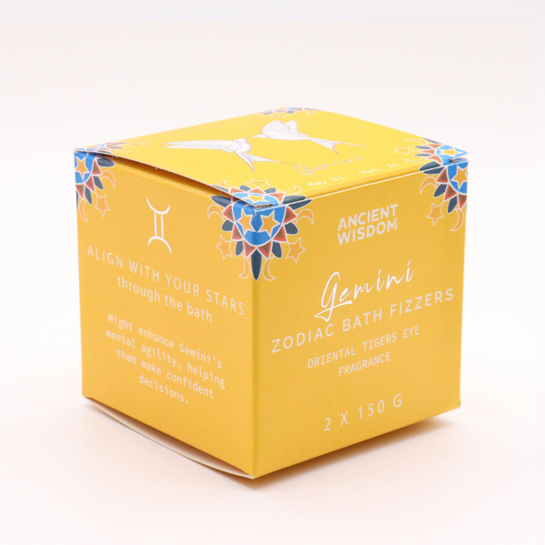 Kúpeľová bomba Blíženci – horoskop & darček