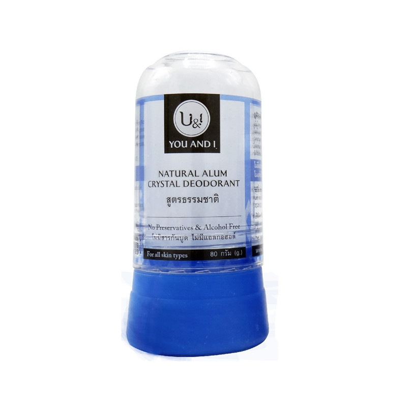 Prírodný kryštálový deodorant Bez vône U&I | 45 g / 80 g 1