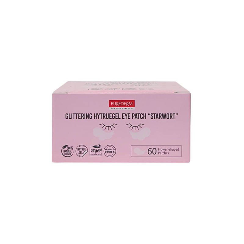 PUREDERM Glittering Hytruegel Eye Patch “Starwort” - očná náplasť, 60 ks 2