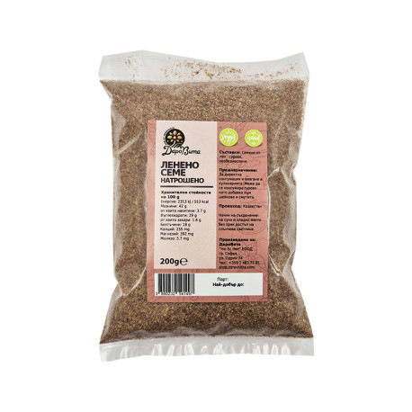 Ľanové semeno, drvené, 200 g
