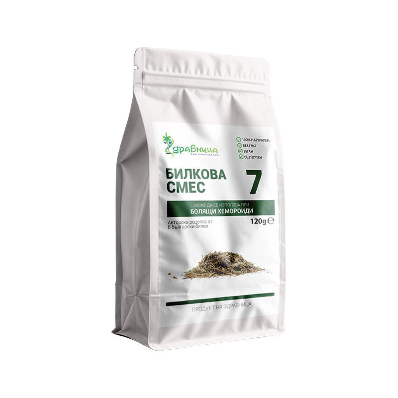 Bylinná zmes №7, na bolestivé hemoroidy, 120 g