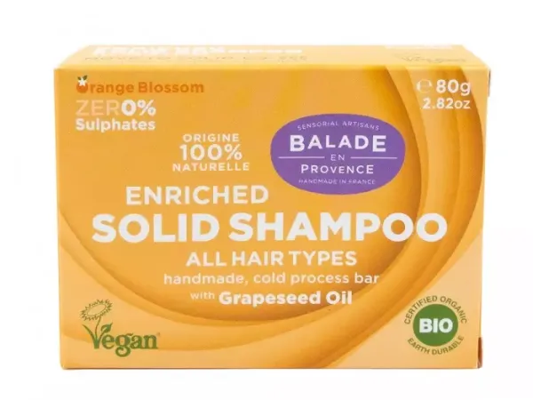 Obohatený tuhý šampón - BIO, Balade en Provence, 40 g / 80 g