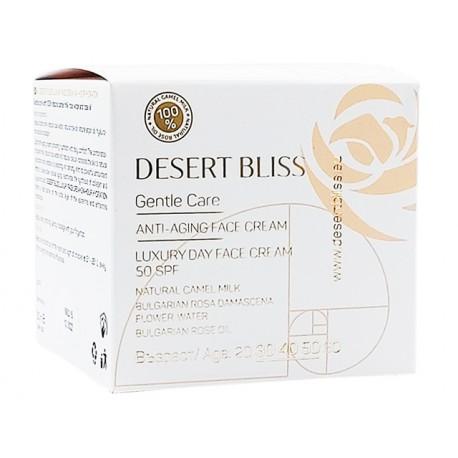 Luxusný denný krém na tvár s ťavým mliekom, Desert Bliss, 50 ml