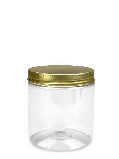 XXP 360/2880 ks R-PET plastová nádoba 250 ml číras hliníkovým skrutkovacím vekom 2
