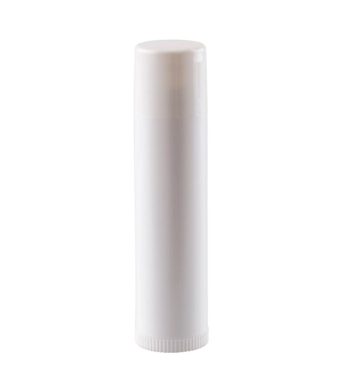 Plastová nádoba na balzam na pery biela / priesvitná - 6 ml