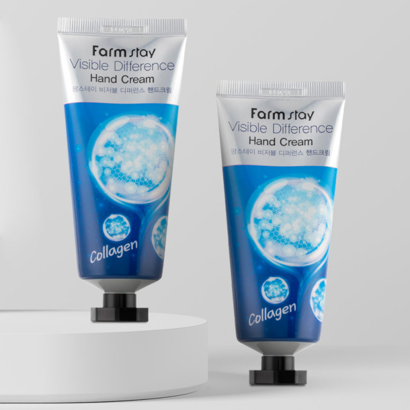 FARMSTAY VISIBLE DIFFERENCE Krém na rukys kolagénom, 100 ml