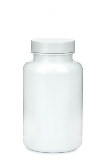 PET fľaša biela 250 ml 9 oz 45/400 s bielym skrutkovacím uzáverom 45/400 s EPE vložkou
