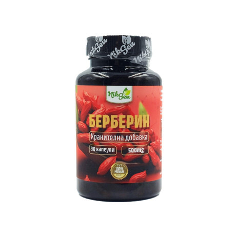 Berberín 500 mg Niksen 90 kapsúl | Metabolizmus a cukor