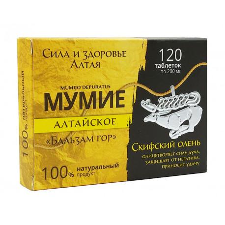 Altai Mumiyo (Altai Depuratus Mumijo), Farm-Product, 120 tabliet