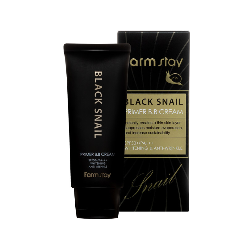FARMSTAY BLACK SNAIL PRIMER BB krém, 50 g 2