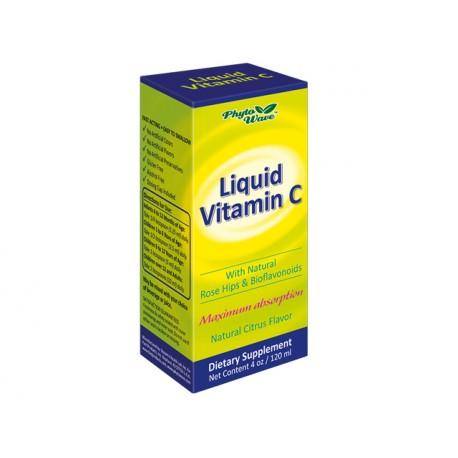 Tekutý vitamín C s šípkami a bioflavonoidmi, Phyto Wave, 120 ml