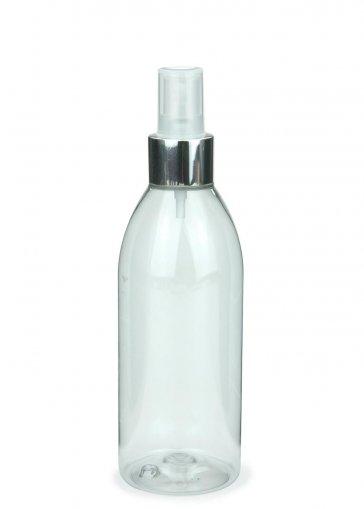 PET fľaša RIGOLETTO 250 ml s jemným rozprašovačom hmly luxusná 24/410