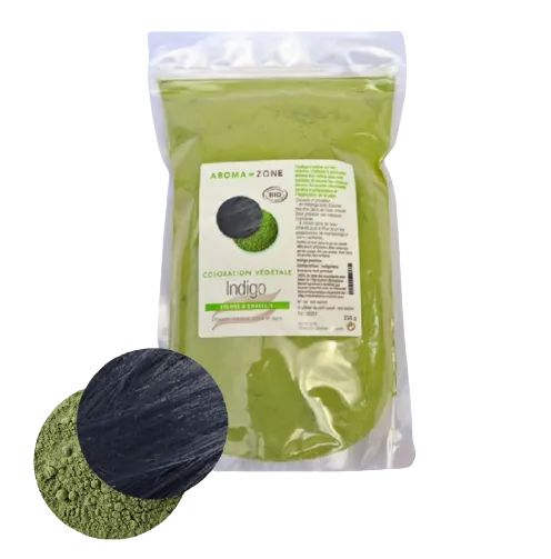 Indigo rastlinná farba na vlasy čierna BIO - 250 g