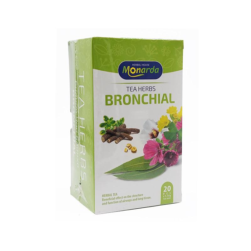 Bylinný čaj - Bronchiálny, Monarda, 20 filtračných vrecúšok