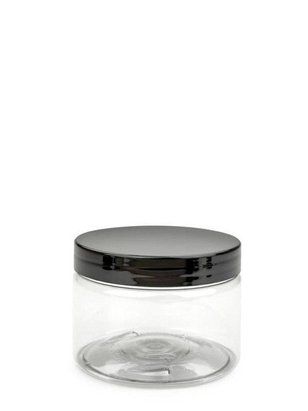 XXP 360/4320 ks PET dóza Valcová 150 ml číra s plastovým skrutkovacím viečkom bielym 1